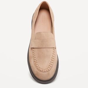 Tan loafers